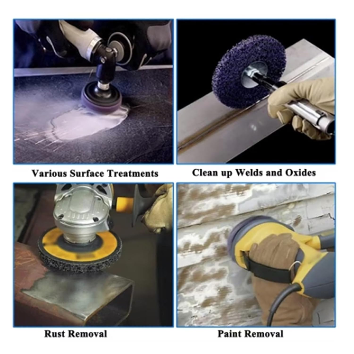 Grit Grinding Discs, 1Pc 100-125mm Disc Paint Removal Cleaning Wheel Grinder Abrasive Angle Tool(115mm)