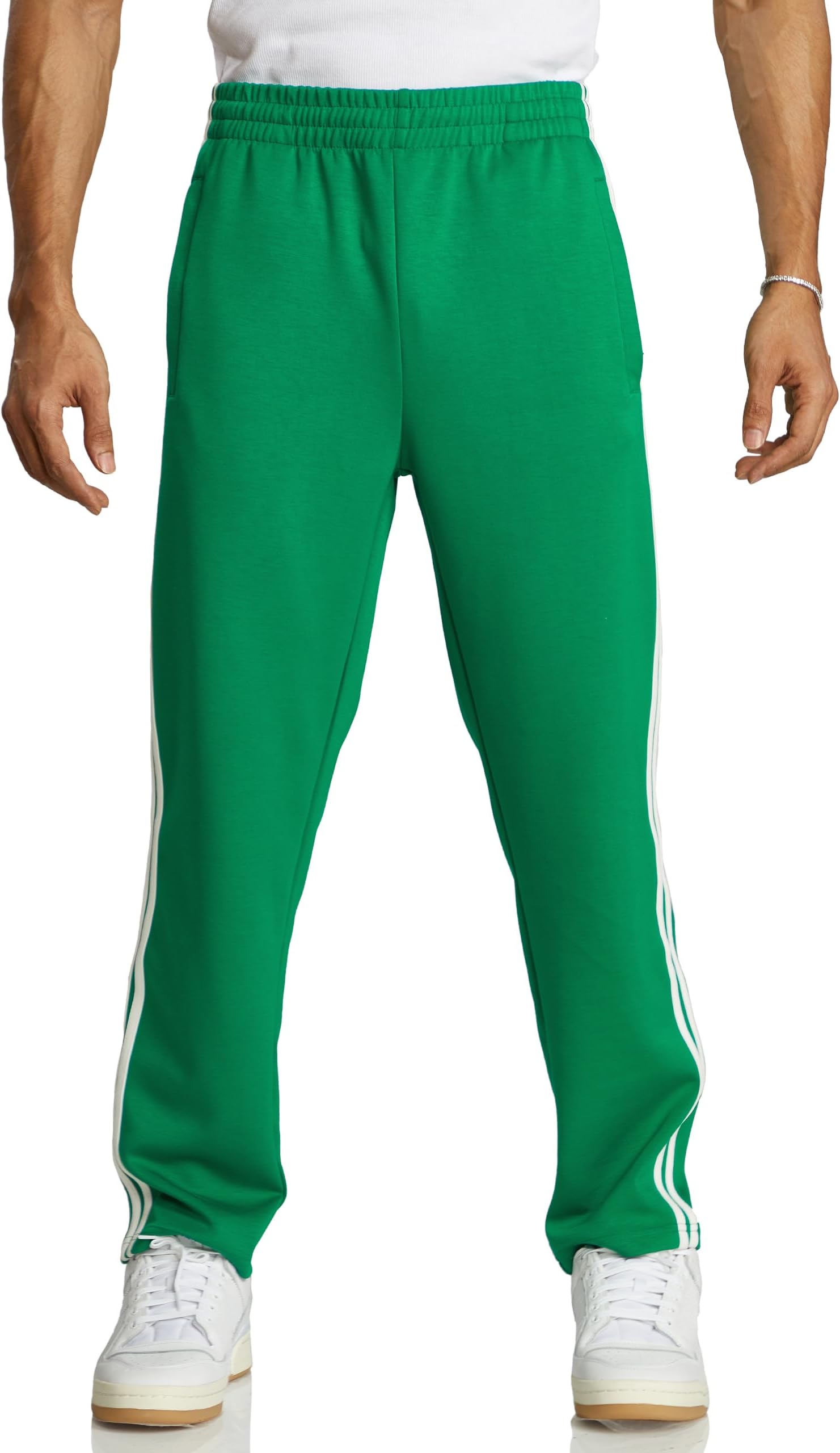 adidas lime green track pants