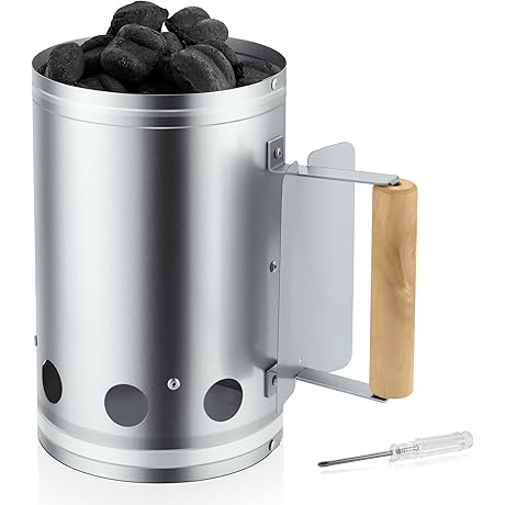 Charcoal Chimney Starter by Leonyo: Light Your BBQ with Ease