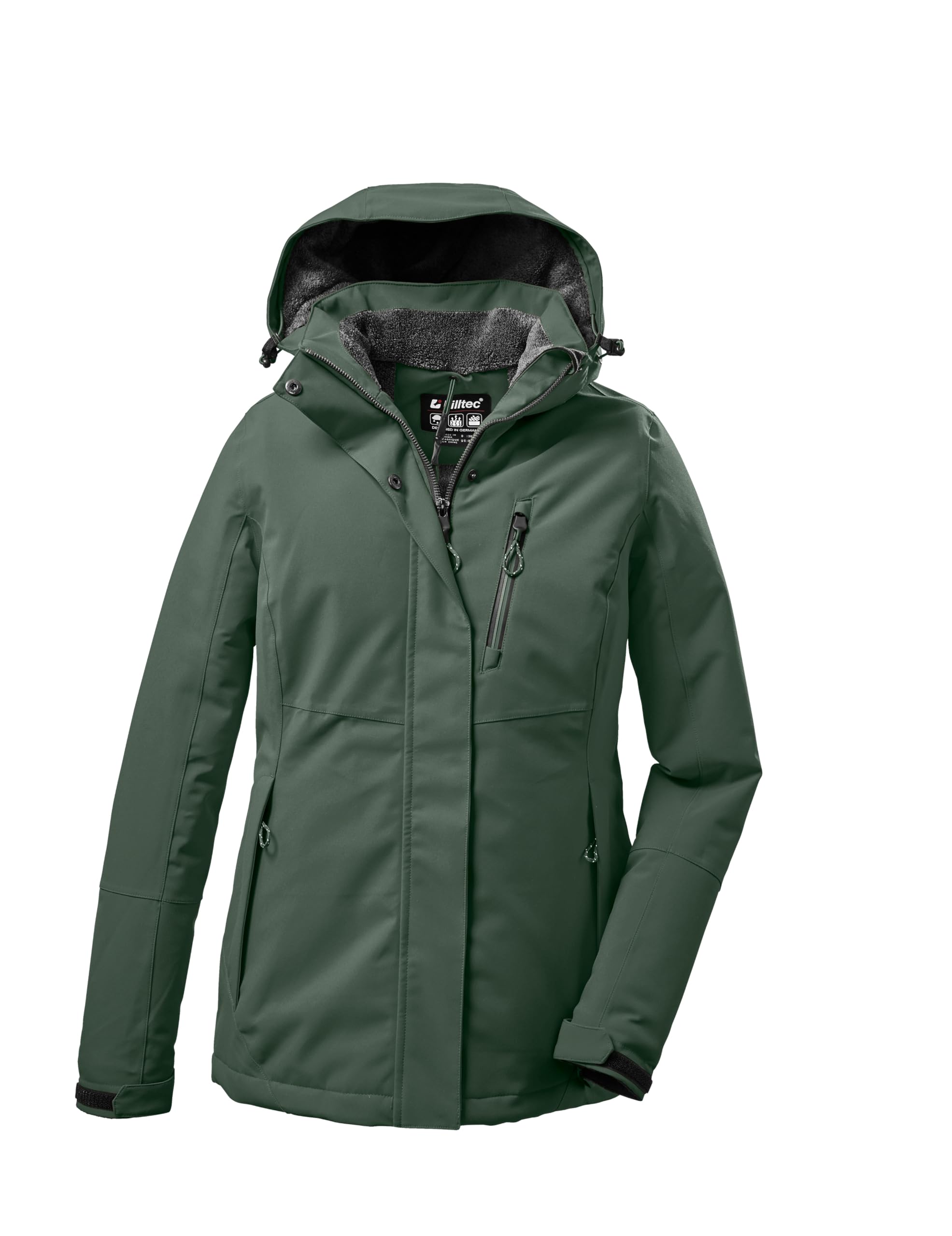 Killtec Damen Outdoorjacke Funktionsjacke mit abzippbarer Kapuze KOW 140 WMN Jckt wasserdicht, Winddicht, atmungsaktiv