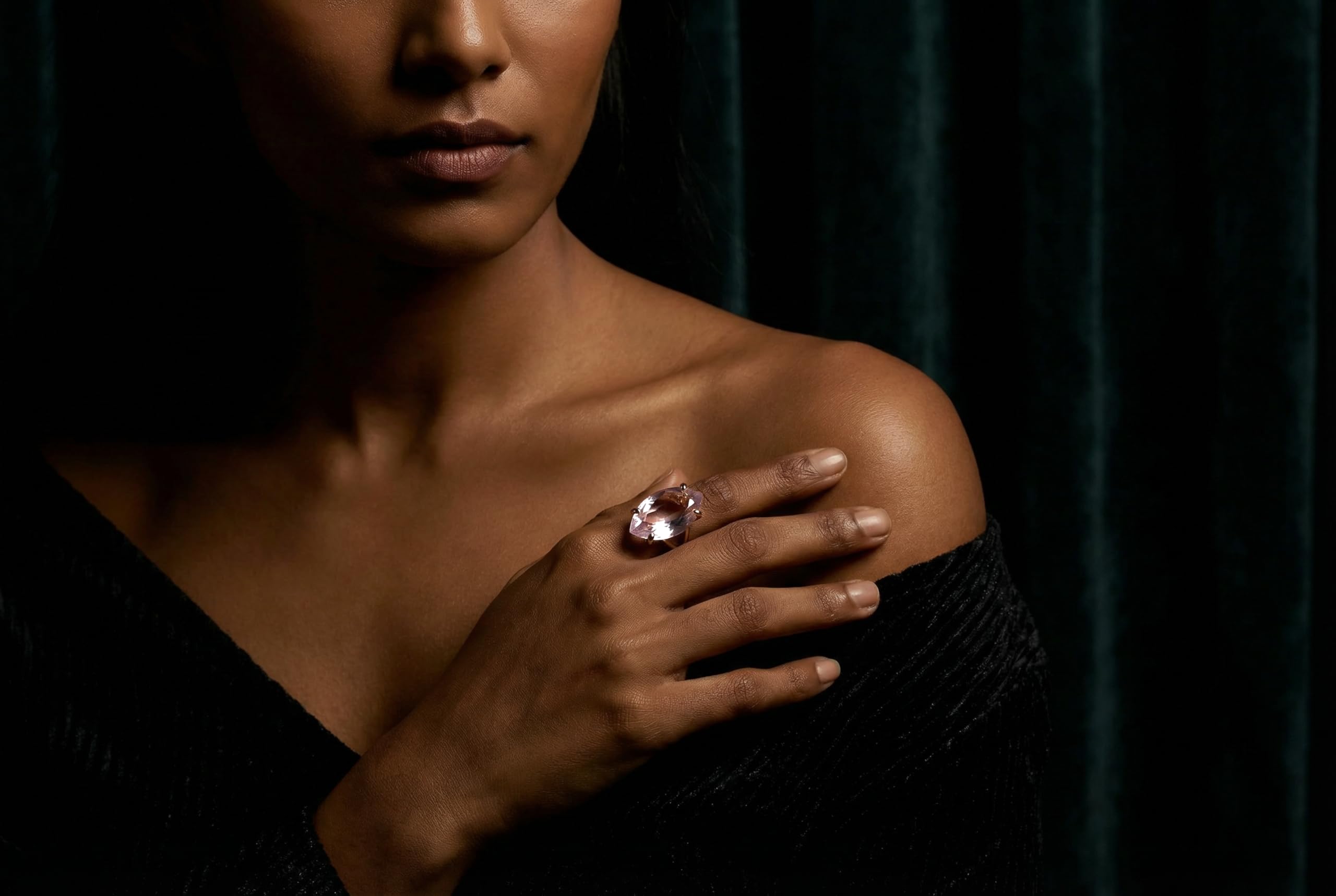 Atemberaubende Tansanit Schmuck Ring - Artisan Geburtsstein Schmuck für Frauen - Statement Ringe, Verlobungsringe, Mode-Ringe, Kristall-Ringe - Anpassbare Schmuck für Damen