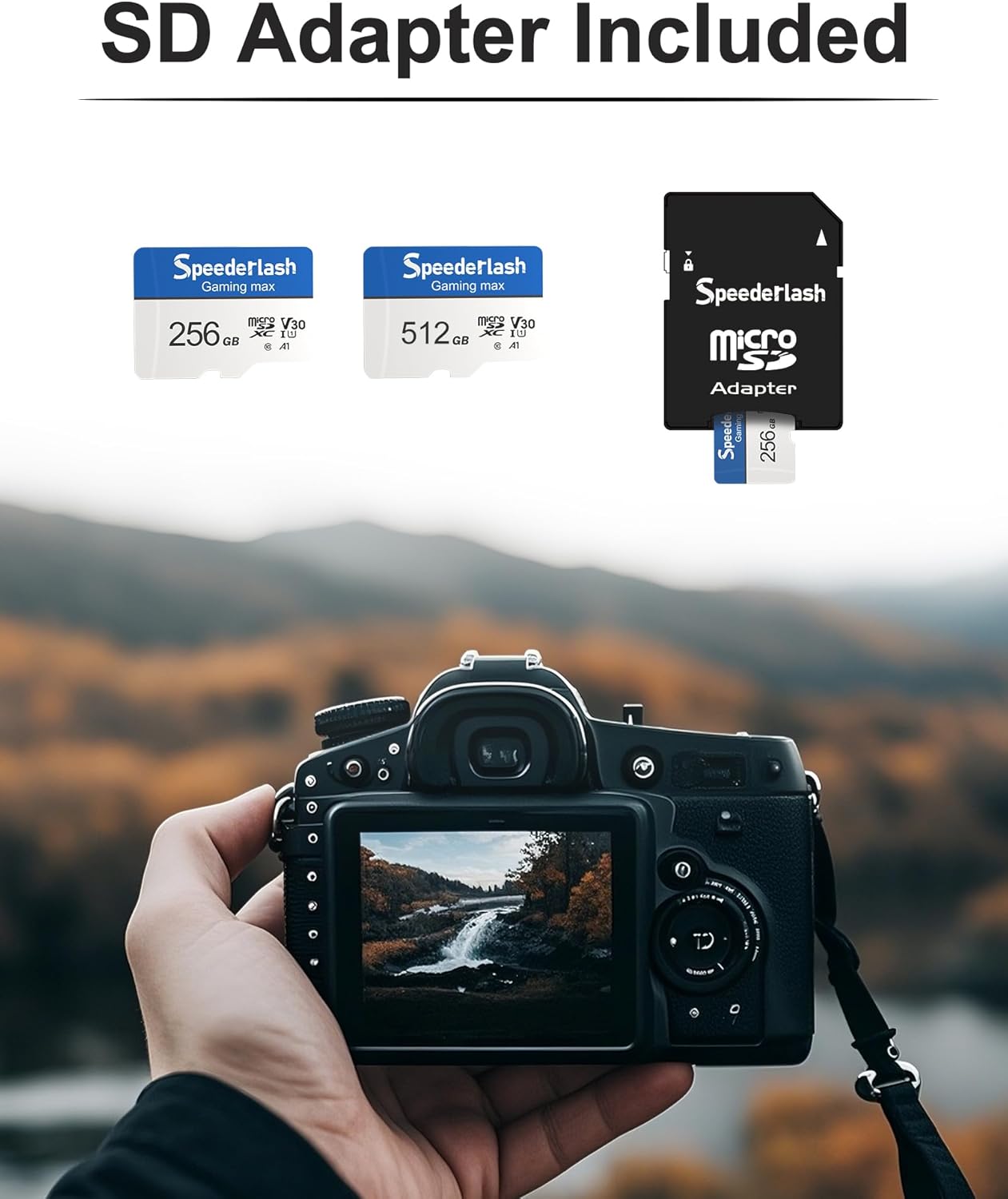 256GB Micro SDXCメモリーカード ゲーム&4Kコンテンツ用