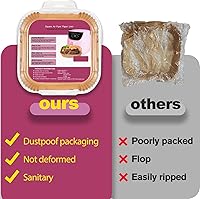 Vista 5 de Forros para freidora de aire para freidora de aire rosa, forros de papel desechables para freidora de aire Paris Hilton, freidora de aire blanca