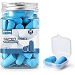 Lenicany 30Pair Soft Foam EarPlugs, 32dB Disposable Sound Blocking Noise Cancelling Ear Plugs for Sleeping/Concerts Loud Music/Shooting Guns/Work Construction, Hearing Safety Protection (Blue)