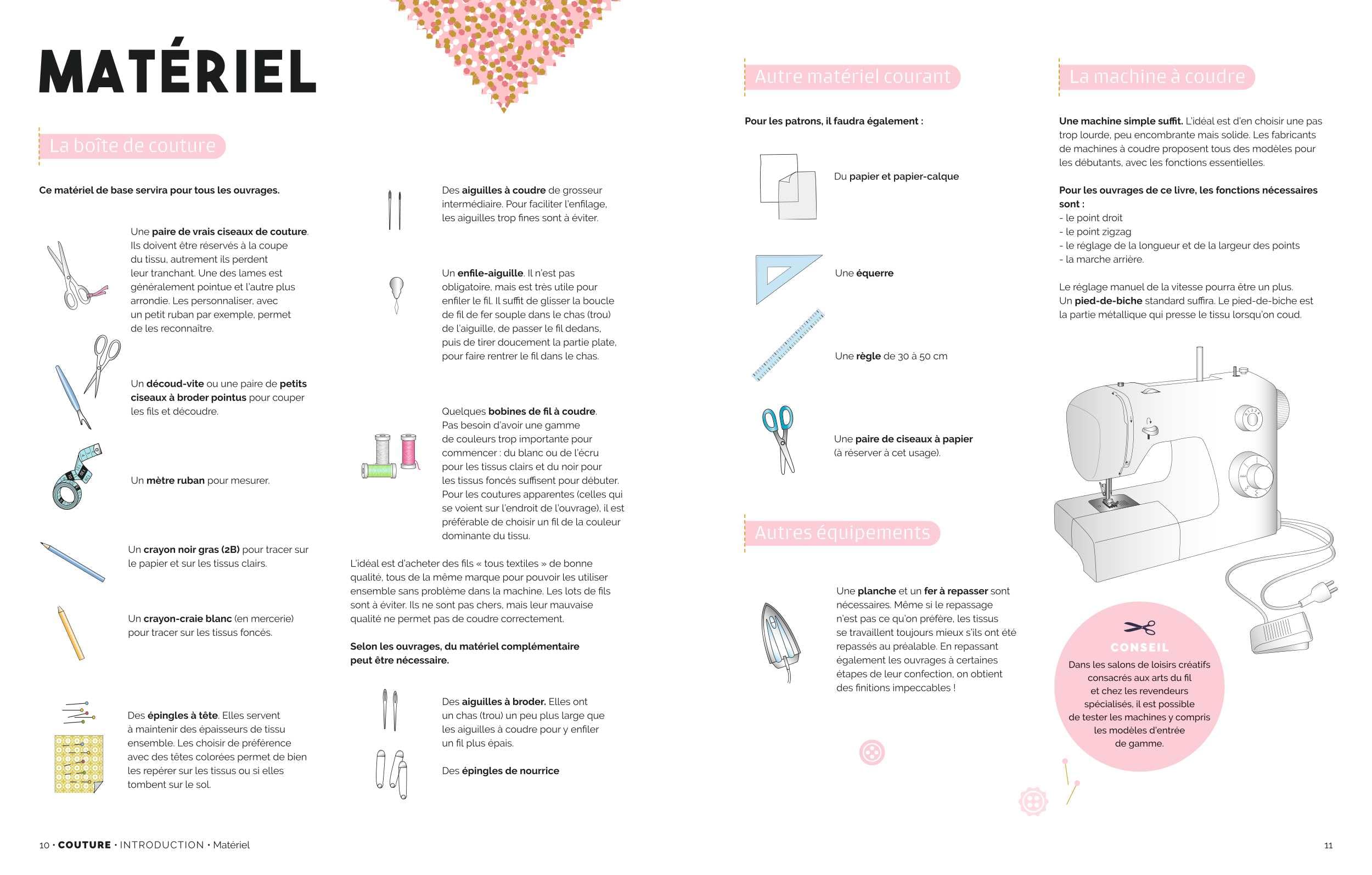 Couture - Le grand livre pour apprendre à coudre à la main et à la machine
