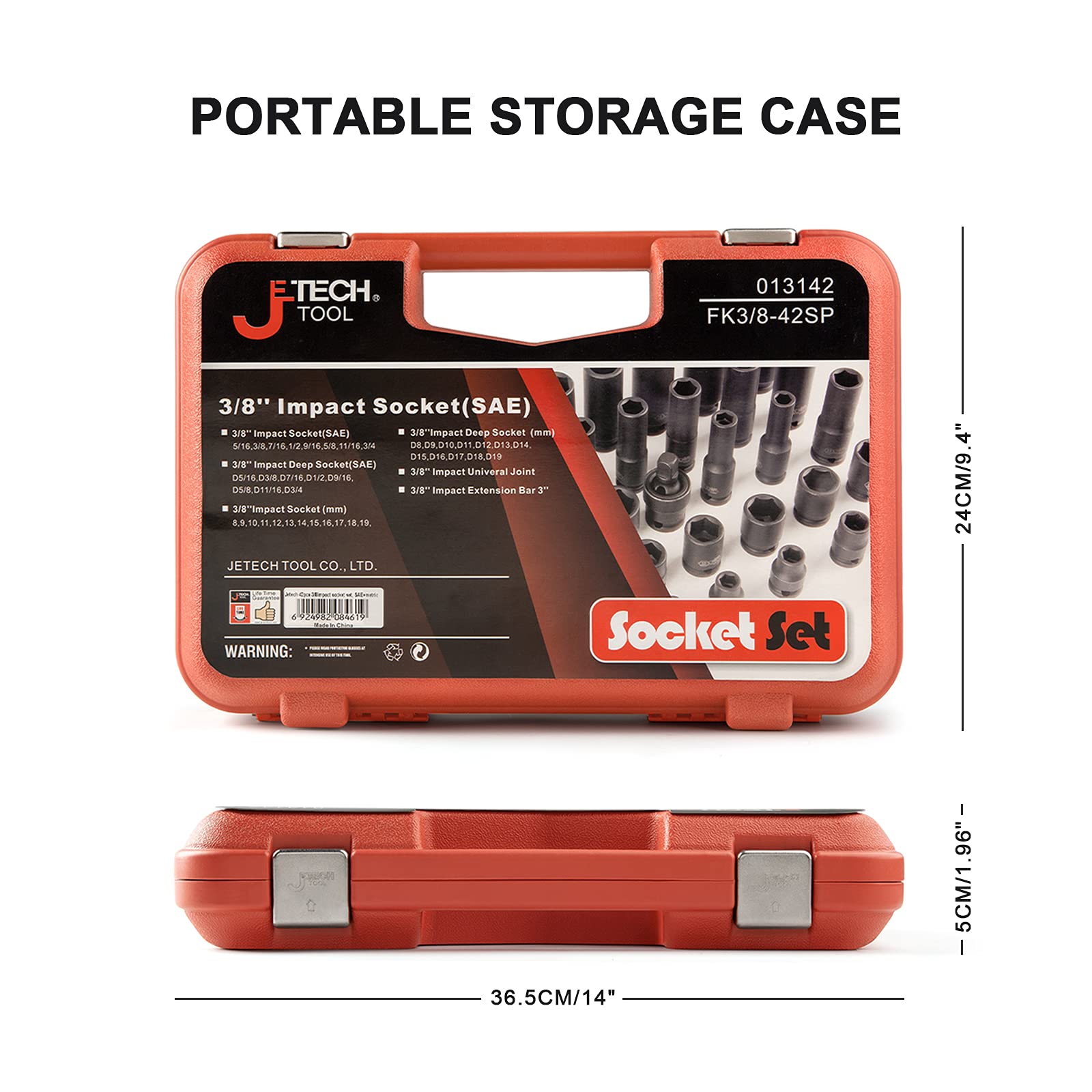 Amazon.co.jp: Jetech 3/4インチドライブインパクトソケットセット、深 