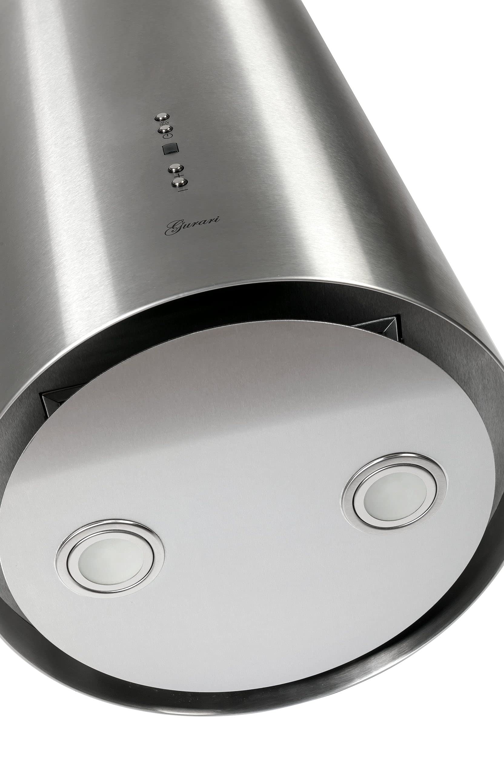 Gurari GCH I 385 36 IS Prime Insel Dunstabzugshaube 36 cm Edelstahl 1000m³/h LED Beleuchtung Randabsaugung