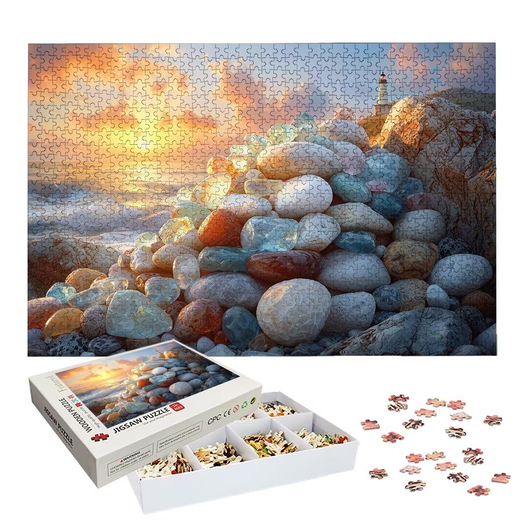 Puzzle 2000 Pièces Adultes, Puzzle 2000 Pieces Coucher Soleil, Cadeau -2160