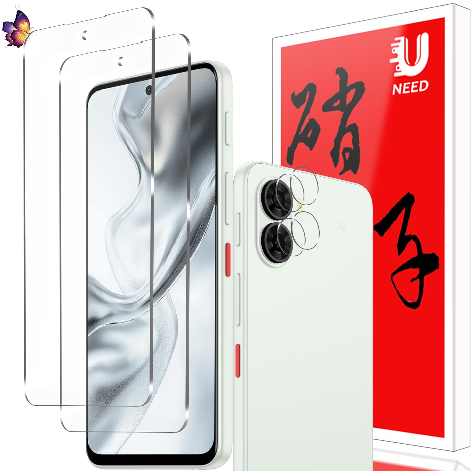 Amazon | ZTE nubia S2 フィルム（2枚）+カメラフィルム（2枚) ZTE