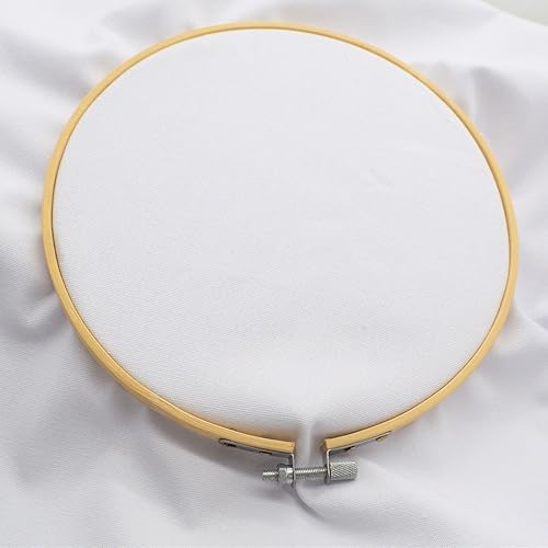 Miniatura 6 de iNee 100% tela de algodón para bordado, tela de bordado algodón, 20 por 60 pulgadas, crema