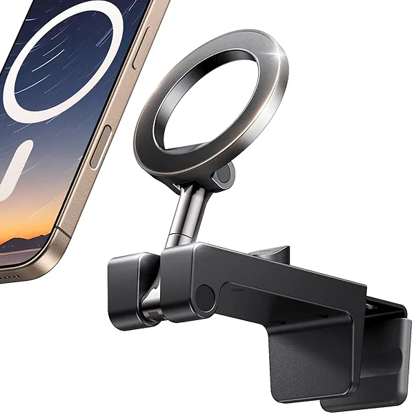 UGREEN Airplane Phone Holder for Magsafe Air Plane Travel Essentials Magnetic Phone Mount Compatible with iPhone 17 Air 16 15 14 Plus 13 12 Pro Max Mini Magsafe Case, Handsfree for Long Flig