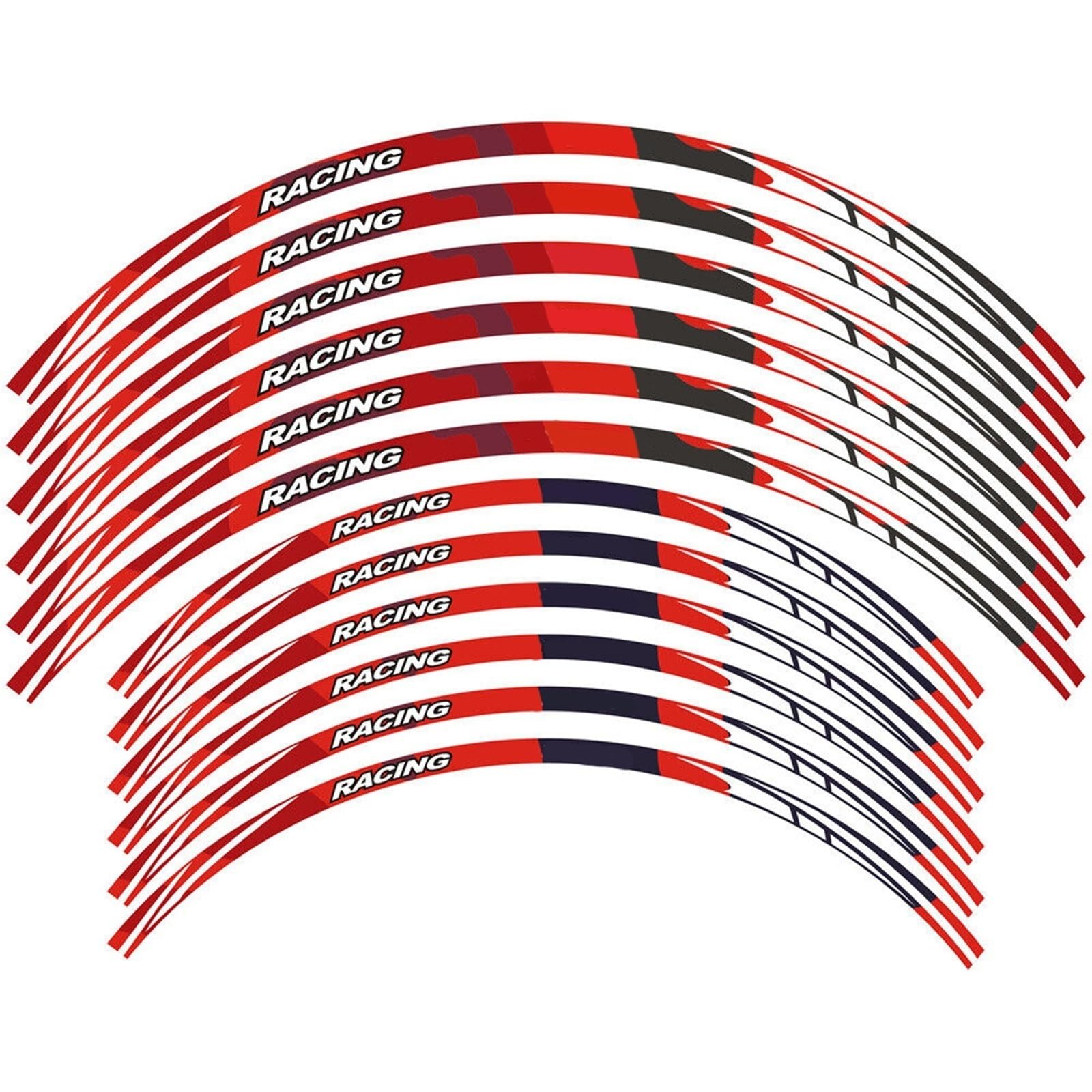 Tire Rim Wheels Sticker Decal Reflective for XR 350R 400R 500R 600R XR650L 650LL 650R Protector Accessories Decals Stickers