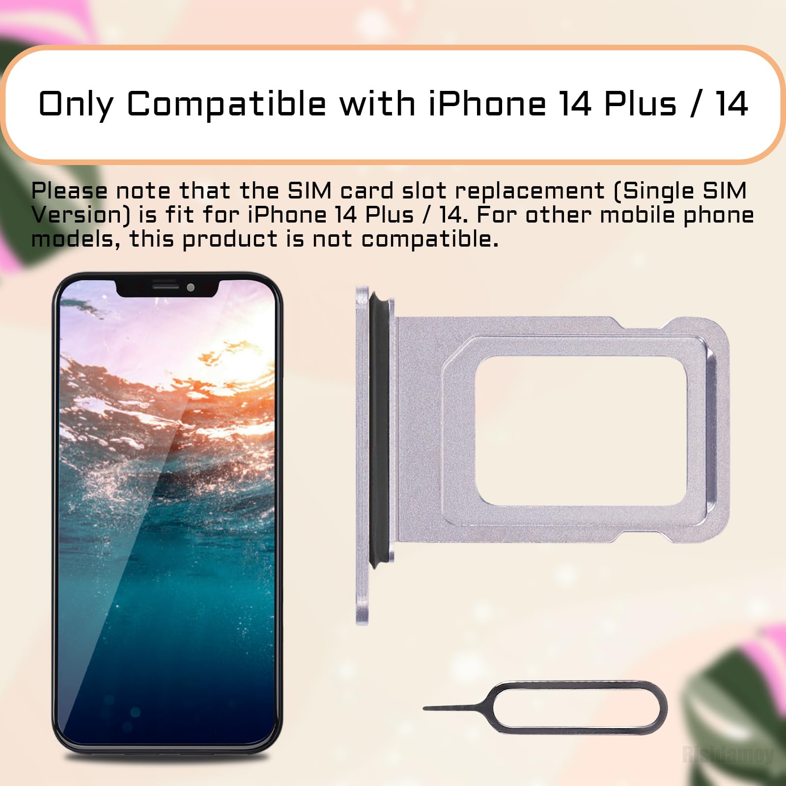 iPhone14 SIMフリー SIMフリー】 iPhone 14 A15 Bionic 6.1型 ストレージ：128GB デュアル