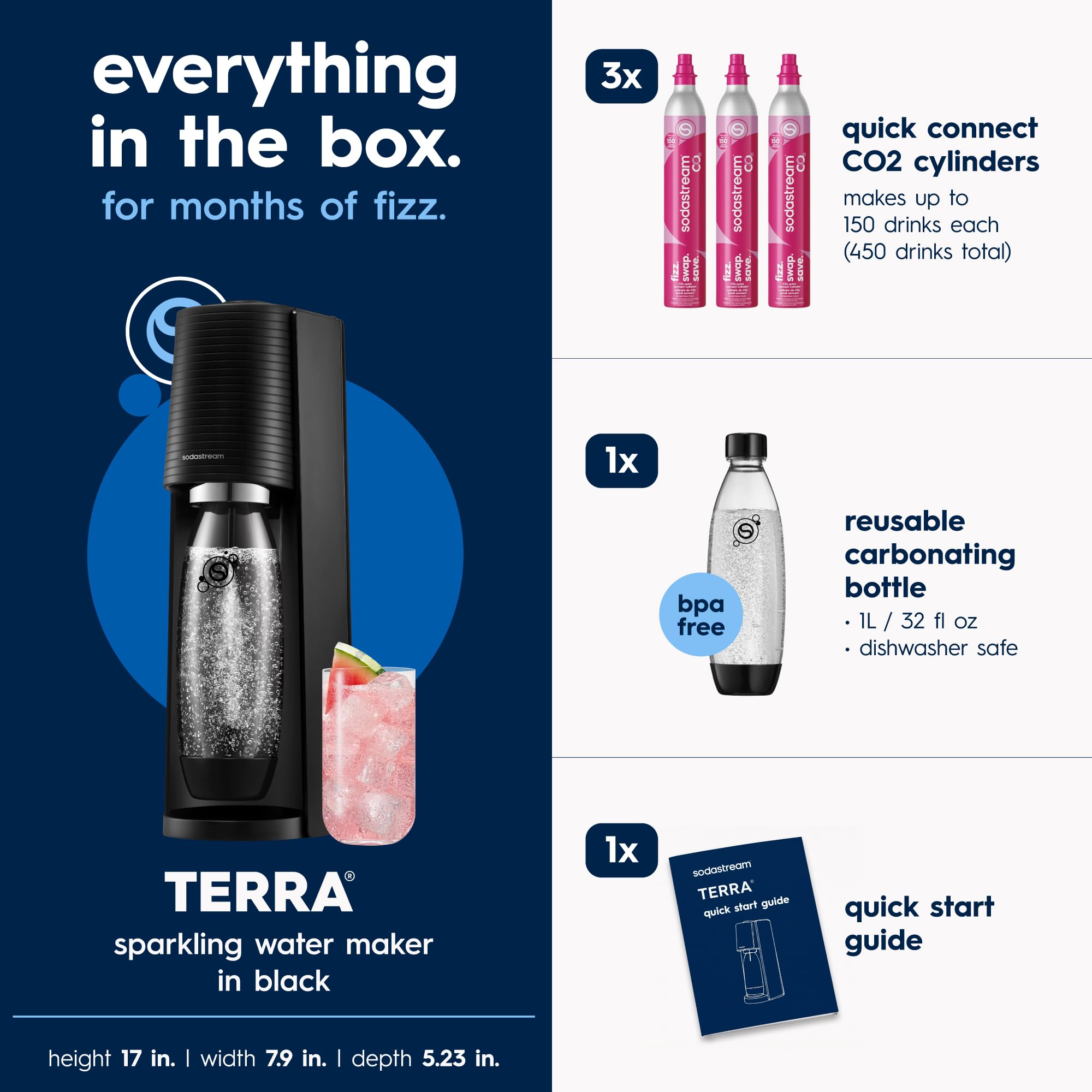 sodastream TERRA スパークリングウォーターメーカー Amazon | SodaStream Terra スパークリングウォーターメーカーセット