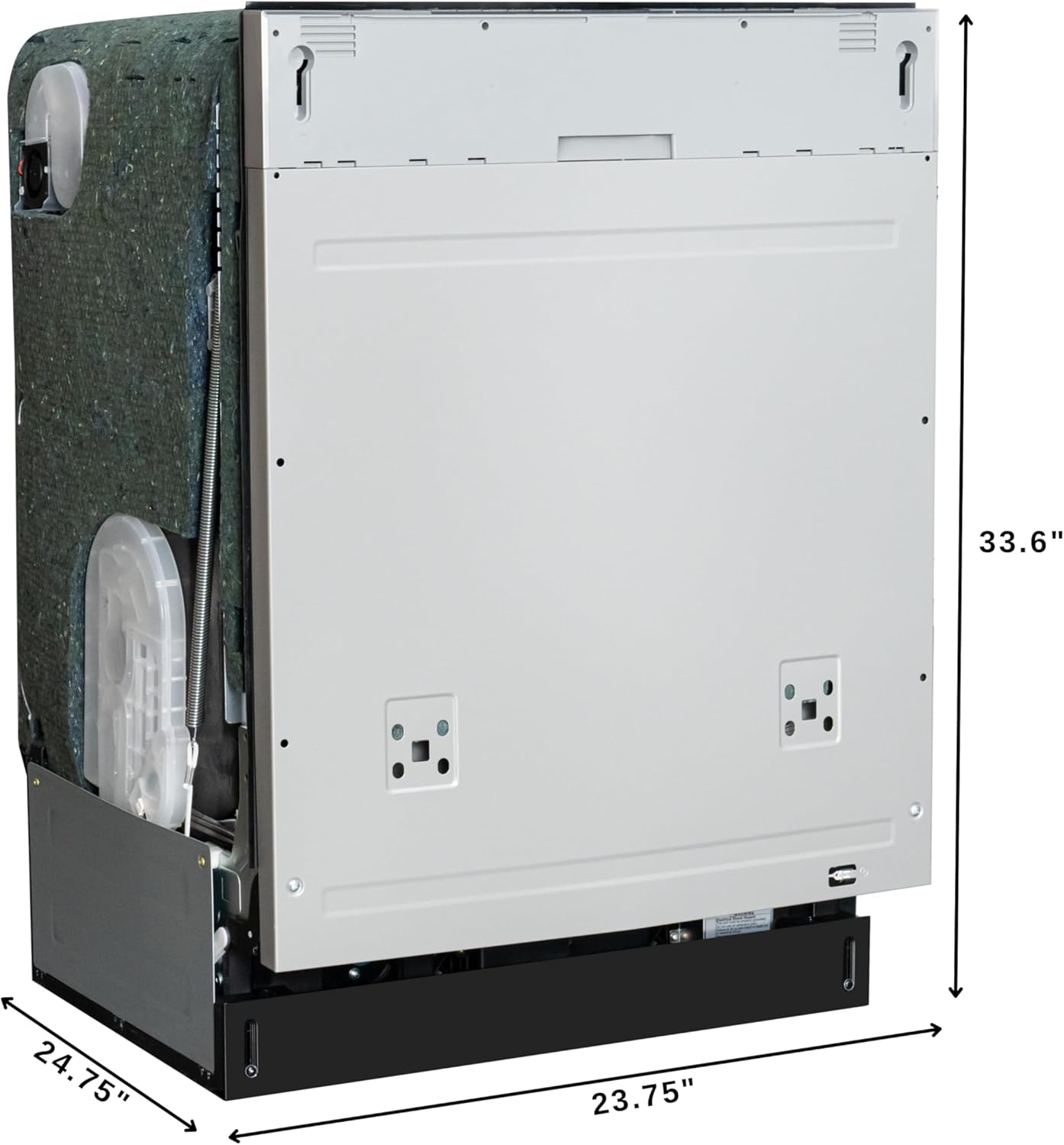 KoolMore 24 in. Panel Ready 14 Place Settings 45 DB Dishwasher in Stainless-Steel, UL and Energy Star Certified (KM-DW2445-PR)