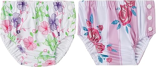 Century Star Pañales de natación reutilizables para bebés, pañales de natación para niños y niñas, pantalones de natación lavables, talla 2-3, 1