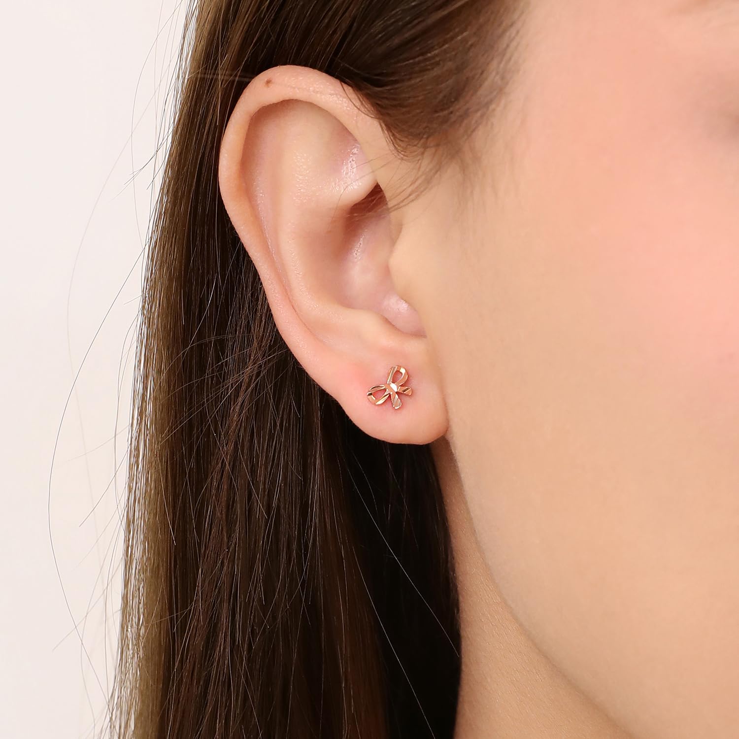 Meissa Orecchini a Bottone con Chiusura a Sfera e Vite per Donne e Ragazze, Fiore Carino in Argento Sterling 925, Zirconia Cubica, Sicuri e Comodi per il Sonno, Artigianali