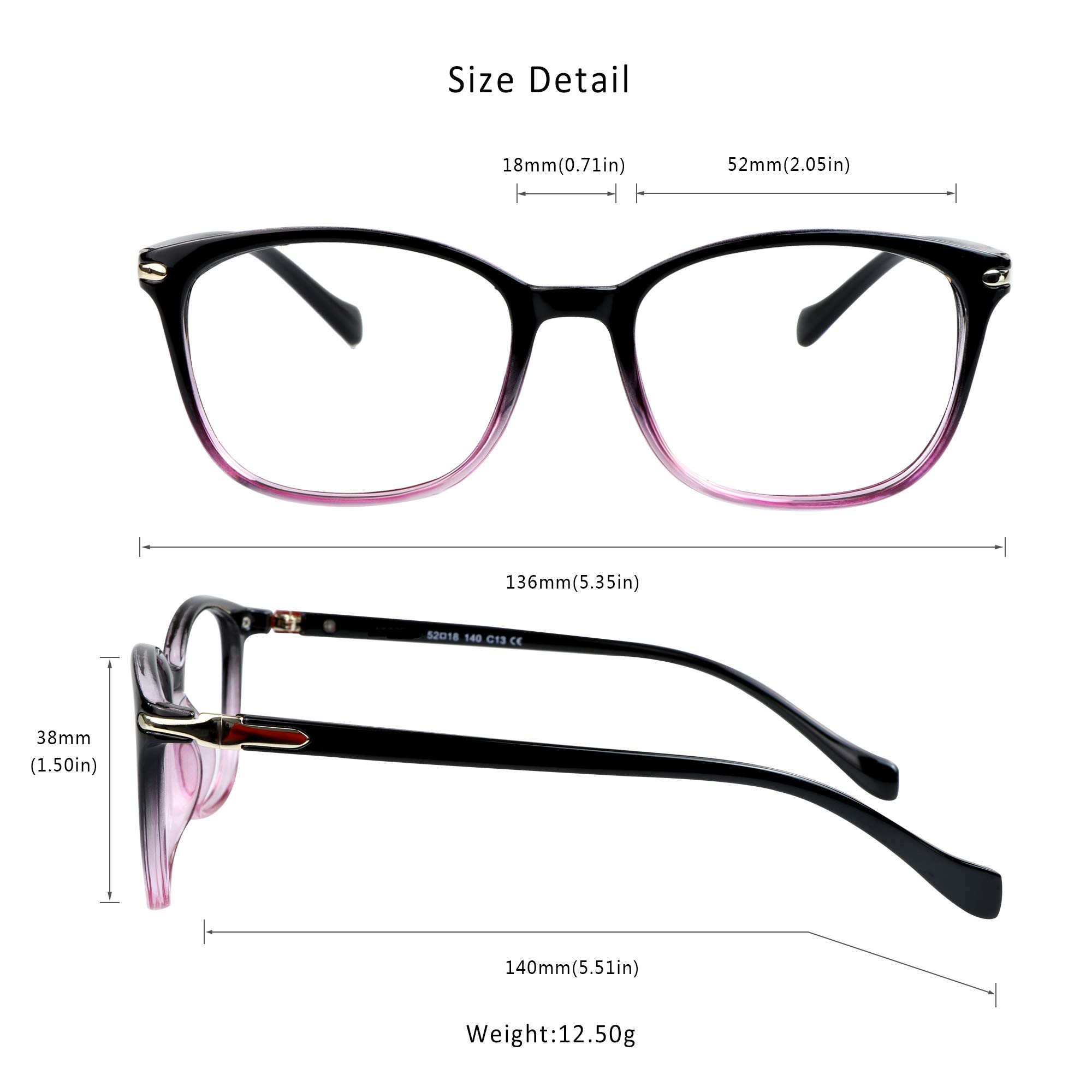 LifeArt Blue Light Blocking Glasses, Computer Reading Glasses, Gaming Glasses - Image 4