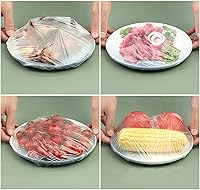 Vista 3 de Bolsa de almacenamiento de alimentos, funda elástica reutilizable para almacenamiento de alimentos, cubierta elástica de plástico para tapas