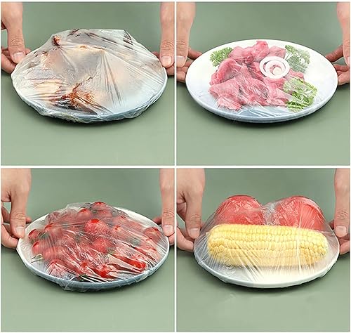 Miniatura 3 de Bolsa de almacenamiento de alimentos, funda elástica reutilizable para almacenamiento de alimentos, cubierta elástica de plástico para tapas de