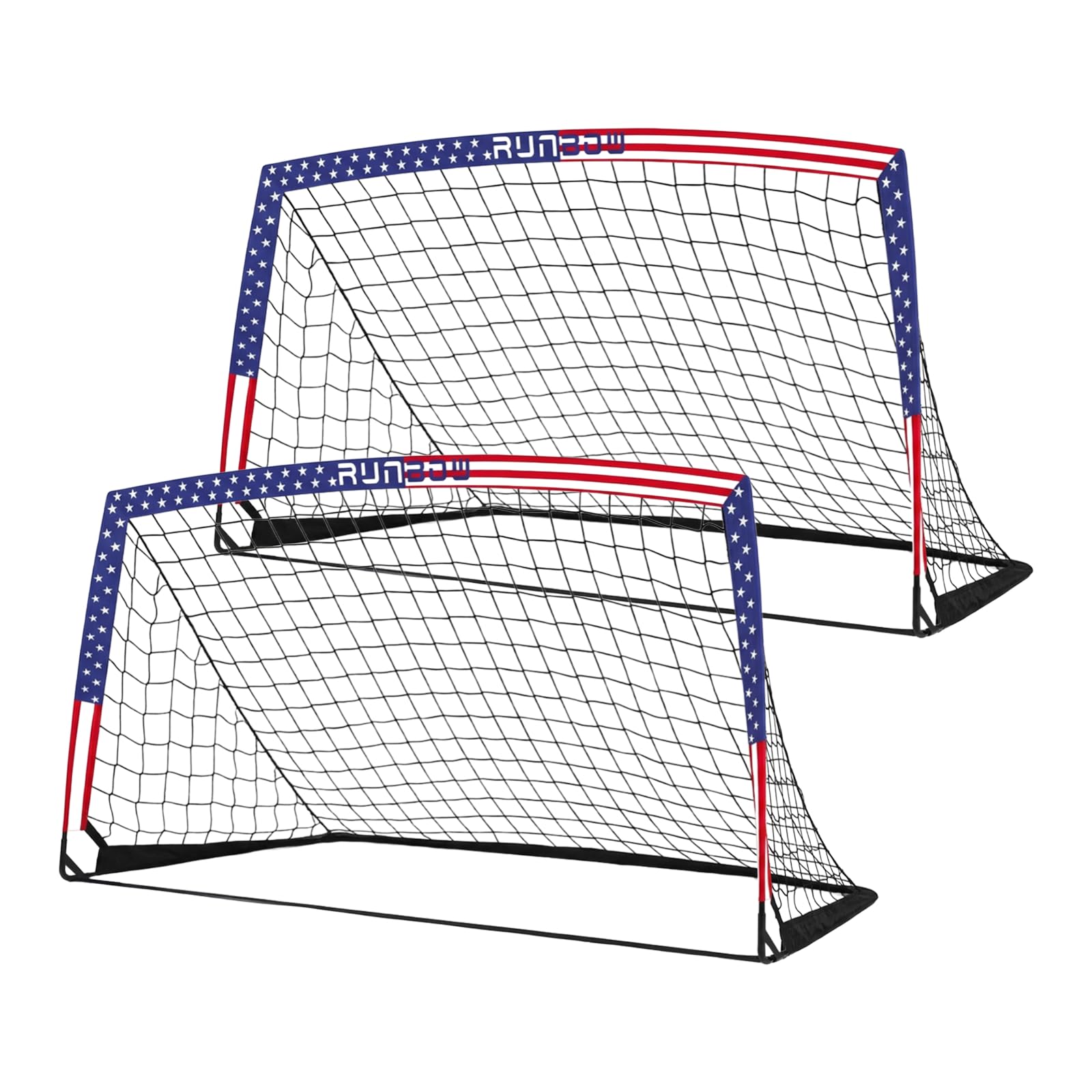 7x5 ft Kids Football Goal, Portable Junior Practice Soccer Net for Garden