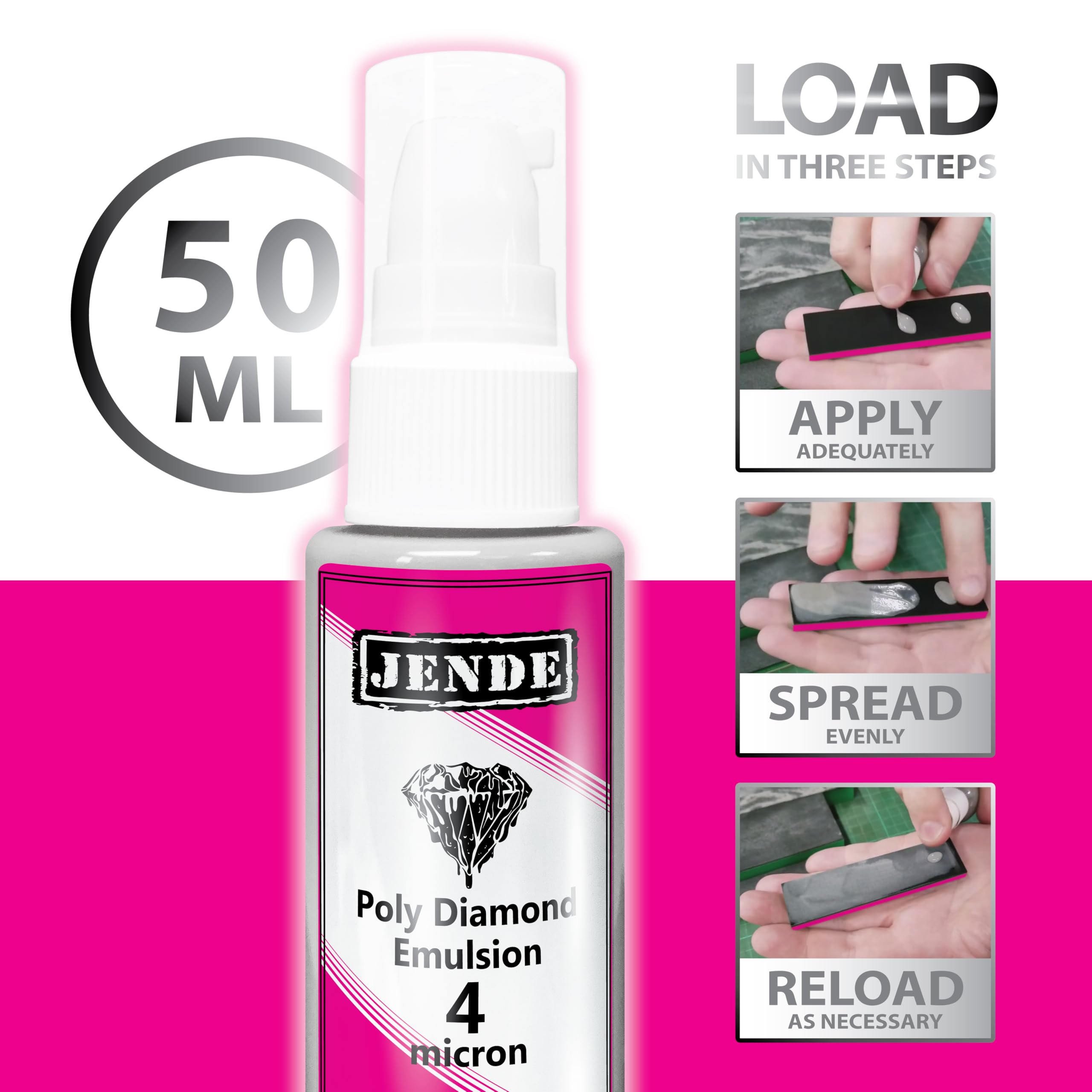 50ml Poly Diamond Stropping Emulsion Premium Quality Suspension Knife 50ml Poly Diamond Stropping Emulsion Premium Quality Suspension Knife