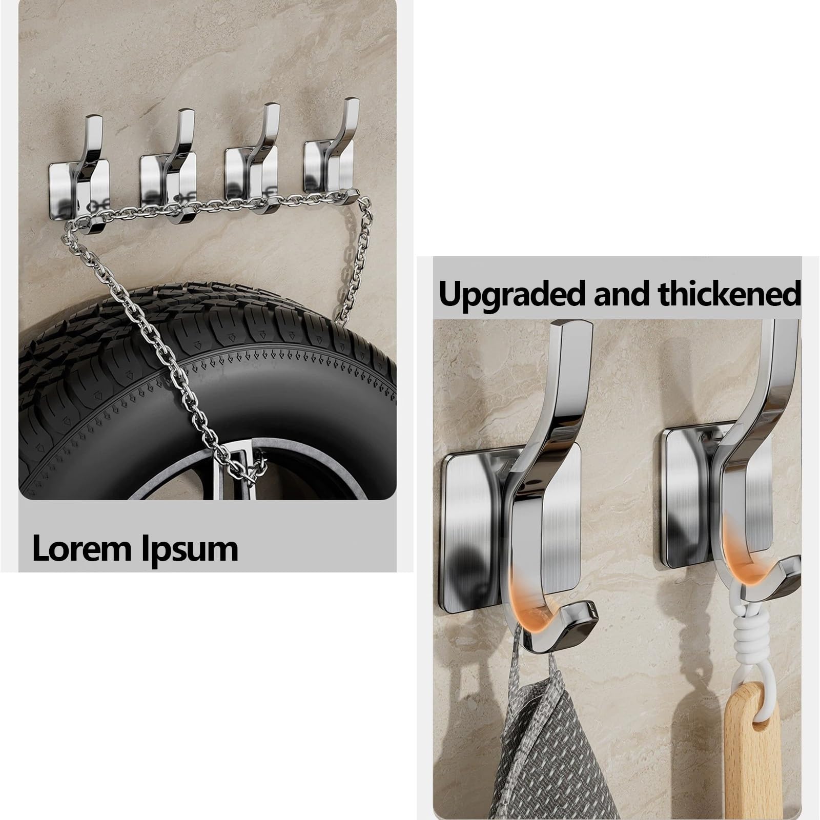 Ganchos de Almacenamiento for Pared,Ganchos de Acero Inoxidable