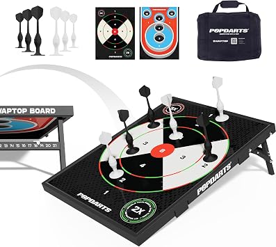 Popdarts SwapTop Kit One Frame, Endless Games. The Ultimate Indoor/Outdoor Game for All Ages