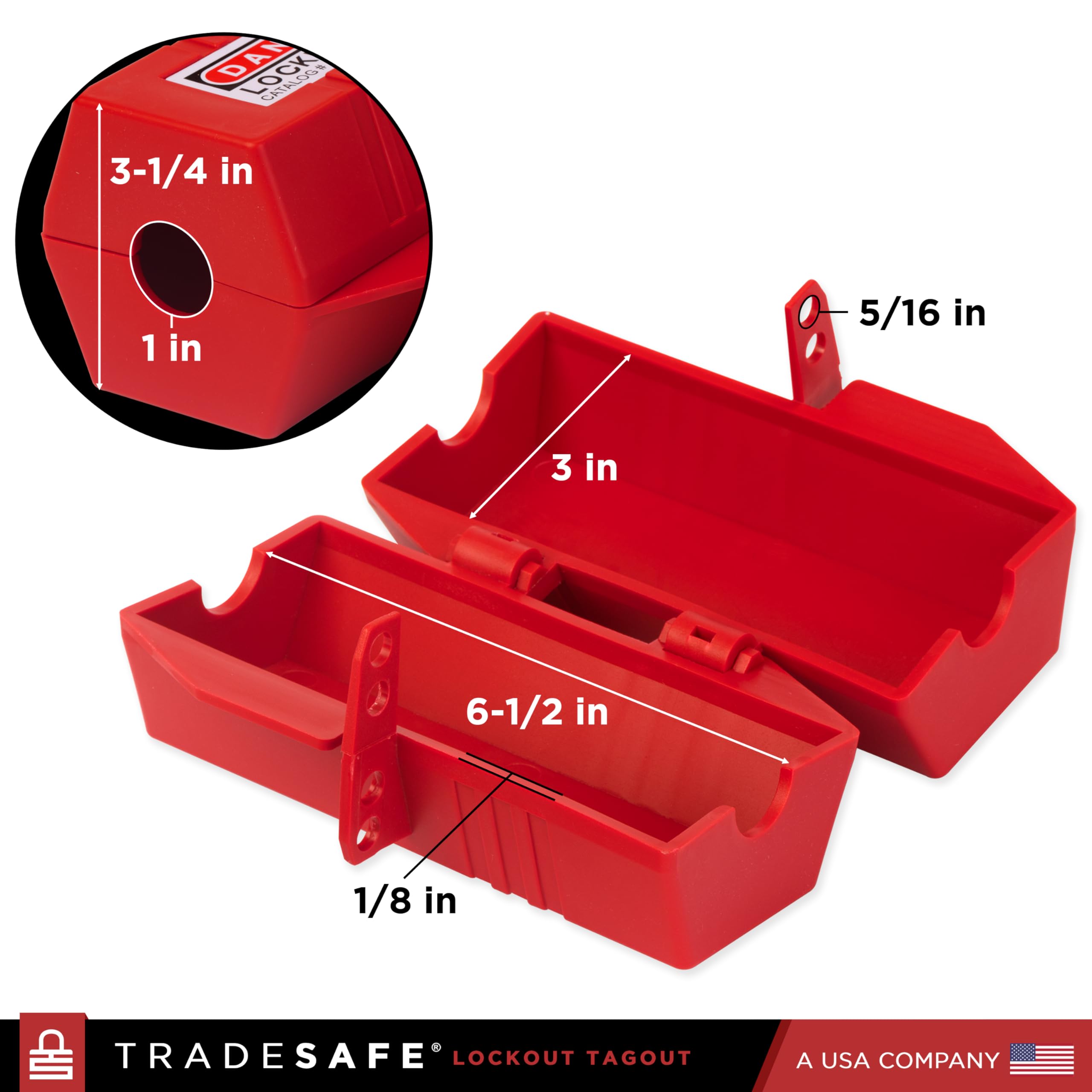 Snapklik.com : TRADESAFE Plug Lock For Lockout Tagout - 220 Volt Power ...
