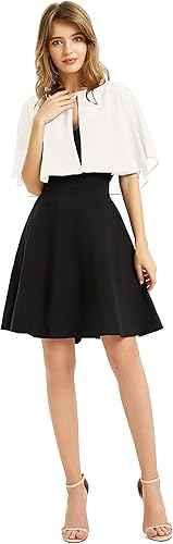 Miniatura 4 de Chal de gasa suave para mujer, envolturas, chal corto para vestido de noche, boda, capa, bolero, cubierta estilo flapper