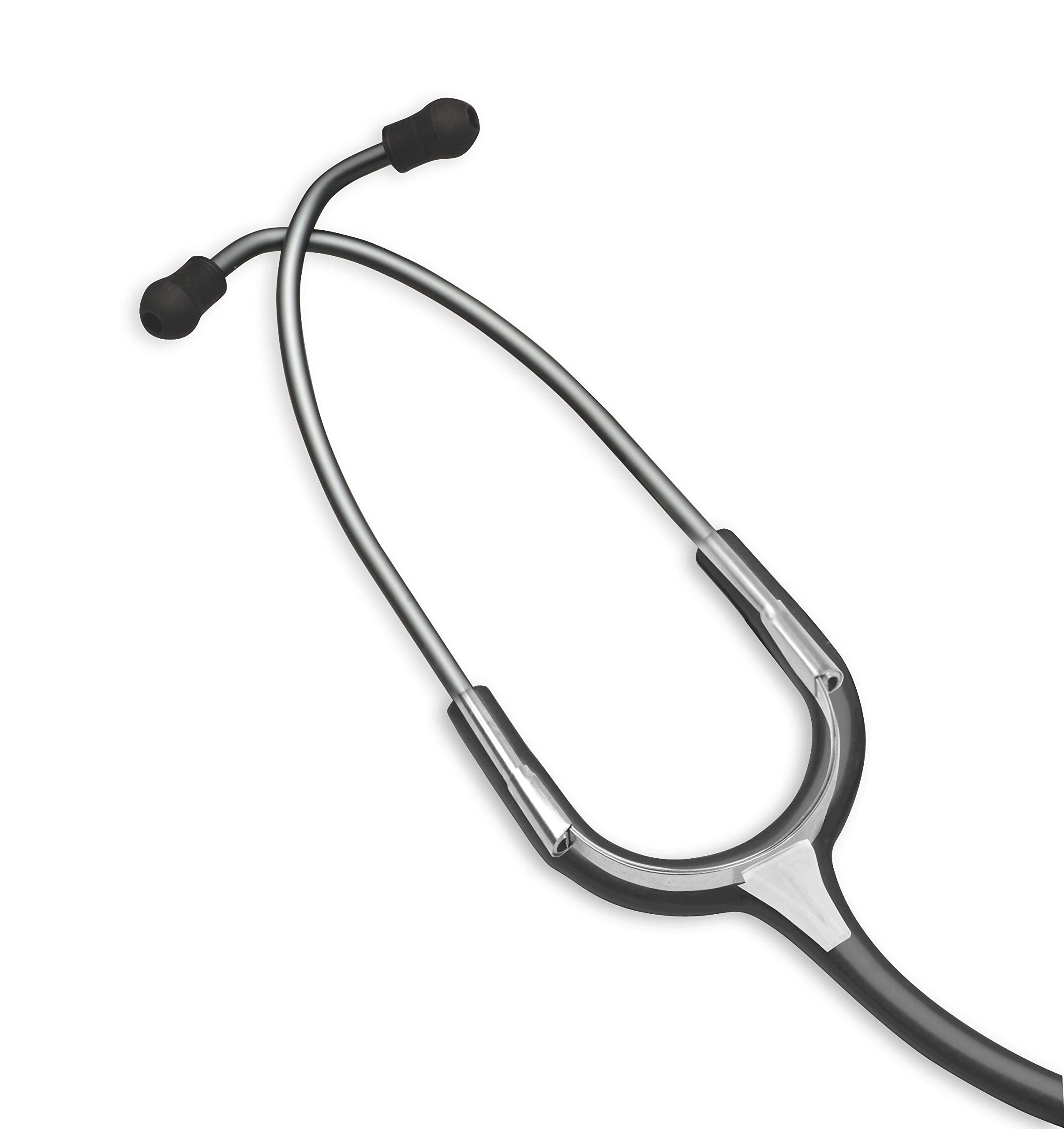 ADC - 619SM Adscope Lite 619 Ultra Lightweight Clinician Stethoscope with Tunable AFD Technology, Smoke Finish with Metallic Gray Tubing