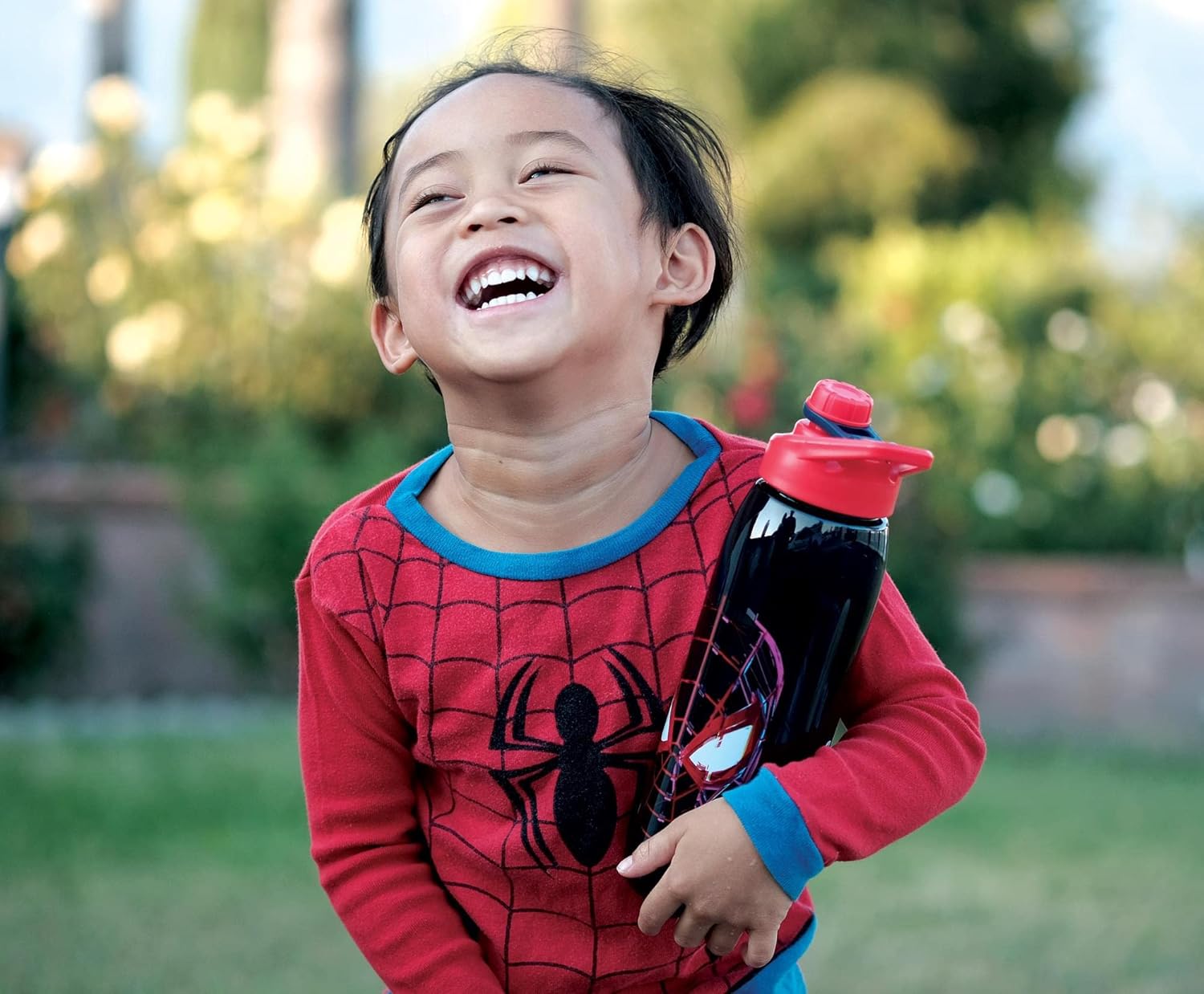 Spider-Man Marvel Miles Morales 28-Ounce Sports Water Bottle | Bpa-Free Plastic Water Jug With Leakproof Screw-Top Lid And Flip-Up Cap | Hydration For Outdoor Activities, Gym Fitness Gifts - Image 6