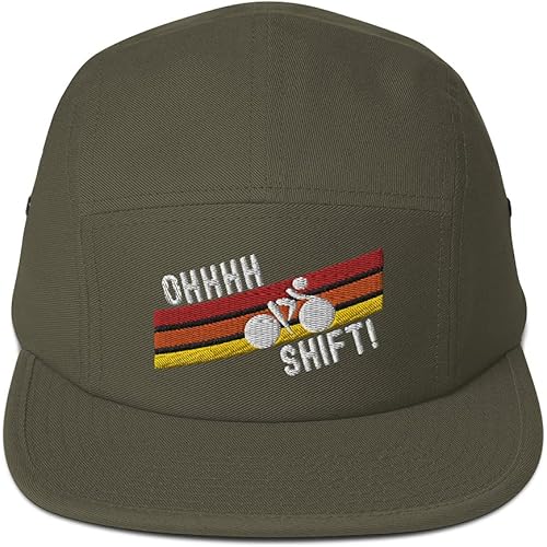 Oh Shift - Sombrero divertido para bicicleta de montaña y ciclista, 5 paneles