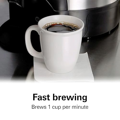 Miniatura 3 de Hamilton Beach Commercial Urna de café de acero inoxidable de 40 tazas de doble pared, 120 V, certificado NSF (HCU040S)