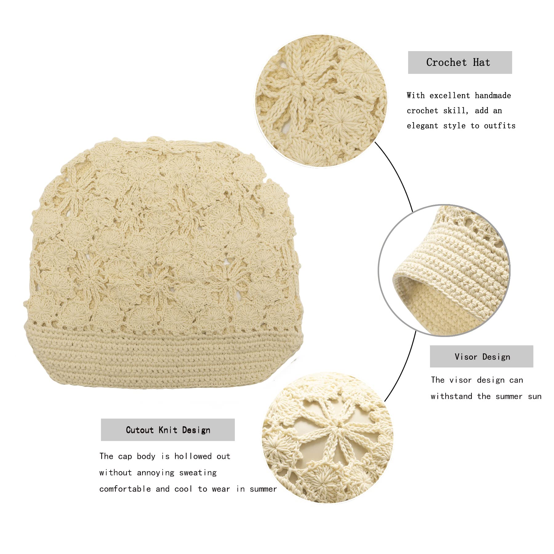ZLYC Bonnet Femmes