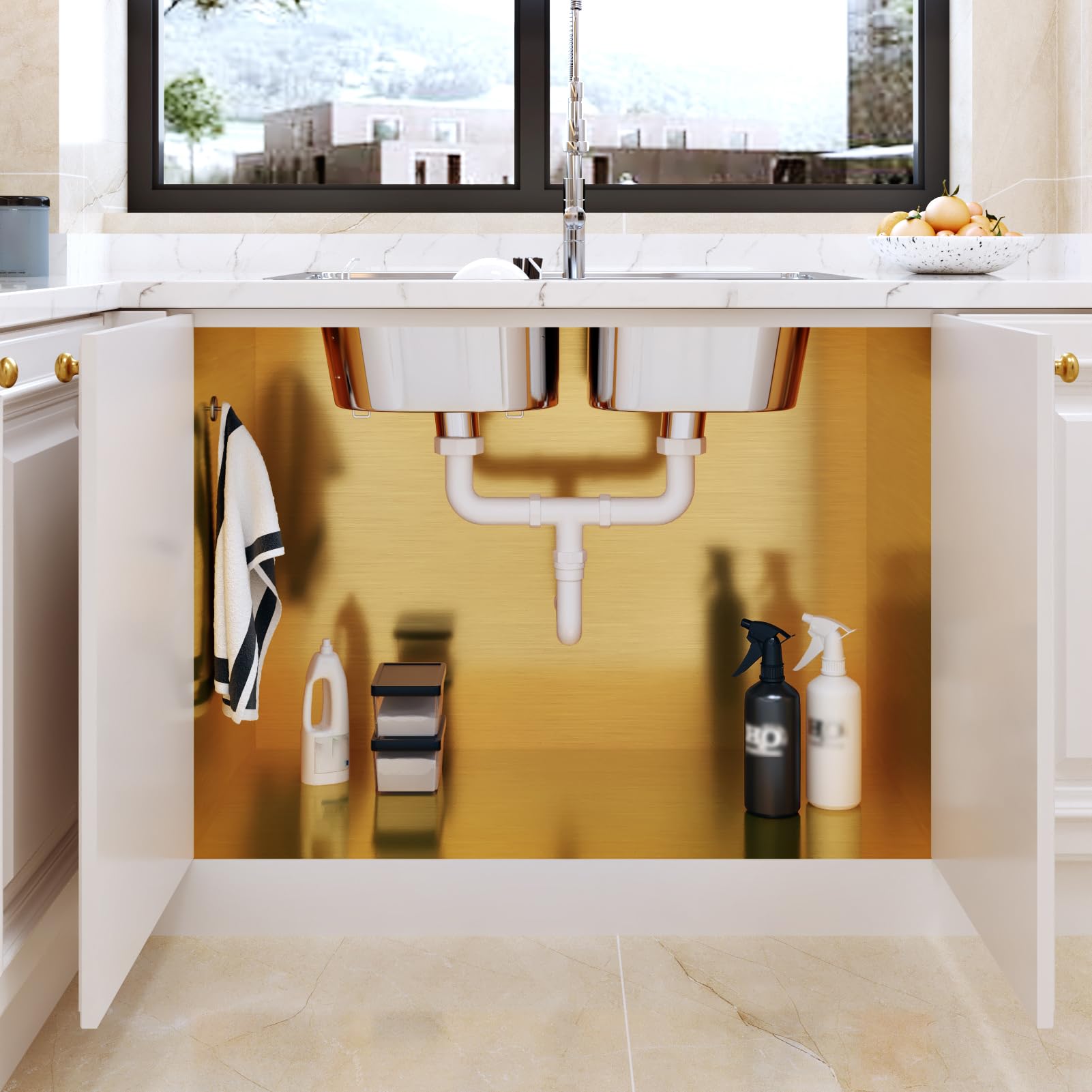 Carta Da Parati Dorata Per Cucina Carta Adesiva Per Mobili Armadio Carta Adesiva Per Pareti Soggiorno Moderna Pellicola Oro Per Mobili Tavolo Carta Parati Stile Metallico Lavabile 40 x 200cm