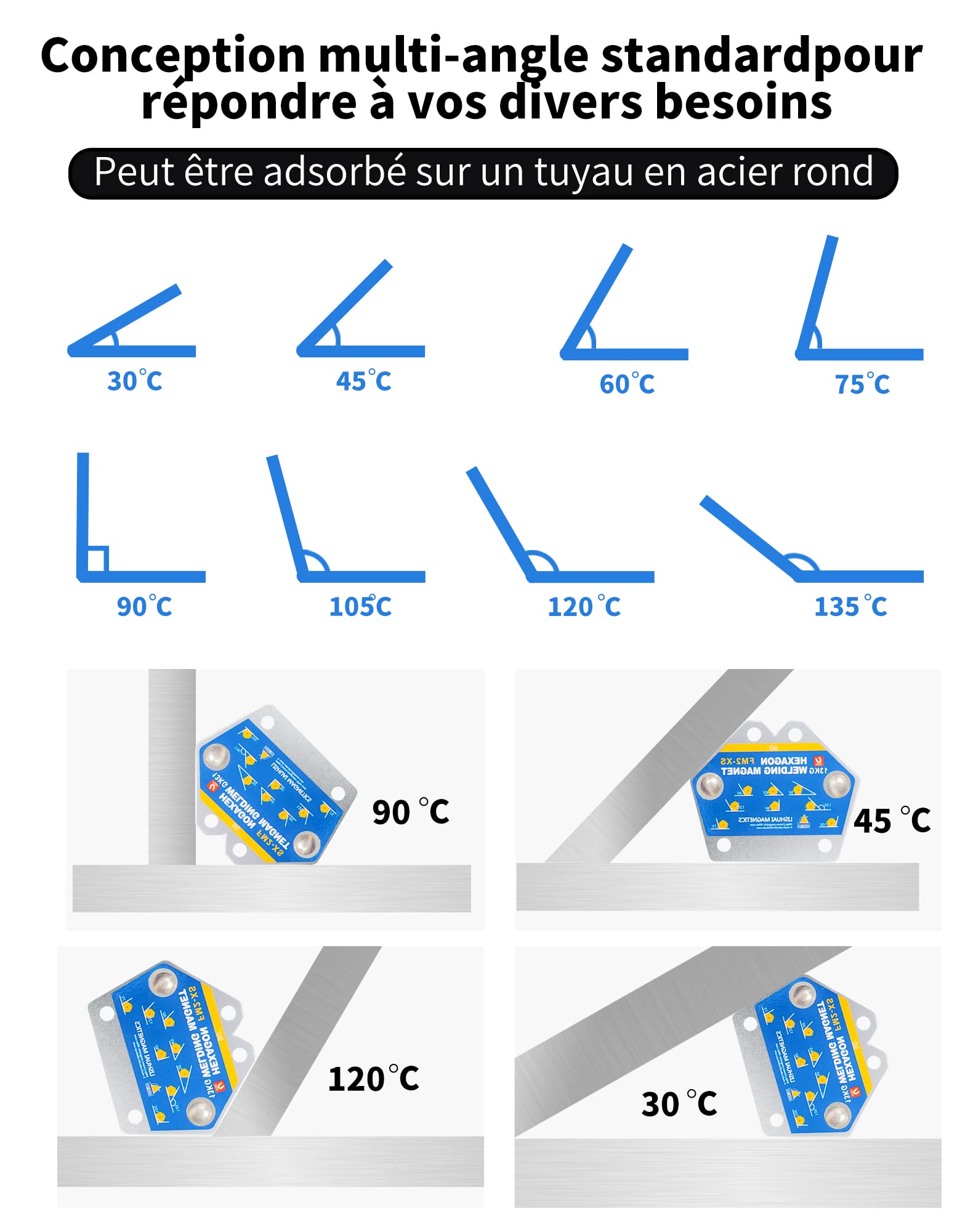 Steelworks 4 Set Magnet Saldatura Angolo Di Saldatura 22,6 Kg | 50 - Foto 12