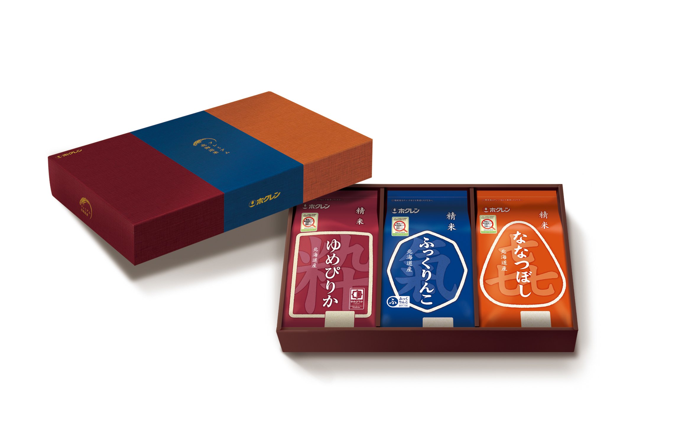 Amazon.co.jp: 【精米】ホクレン プレミアム米ギフトSKY 2kg×3袋
