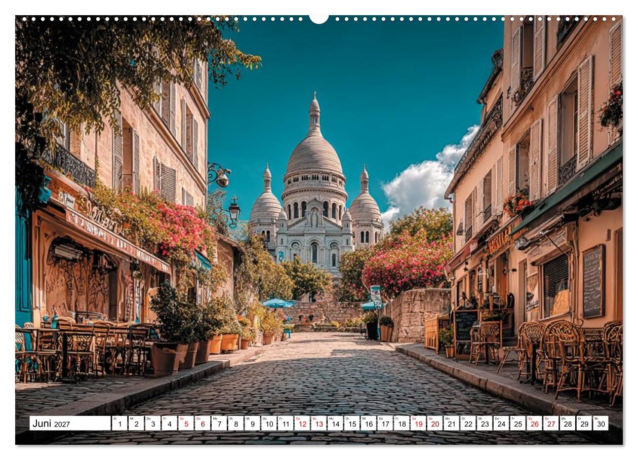 Bonjour, Kaffee! Bonjour, Paris! (Wandkalender 2027 DIN A2 quer), CALVENDO Monatskalender: Paris und seine vielfältige Café-Kultur (CALVENDO Orte) | DIN A2 Querformat · Wandkalender · Paris und seine vielfältige Café-Kultur