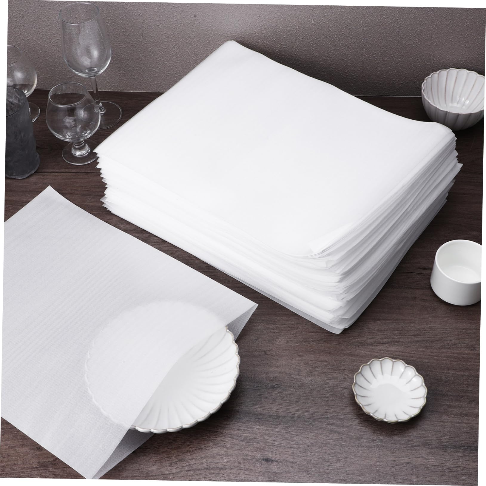 Sacchetti di Schiuma e Facili da Usare 100 Pezzi per Imballaggio in Pe Bianco Grande Capacità, Multiuso per Oggetti Fragili come Ceramiche Durante Trasporto e Imballaggio