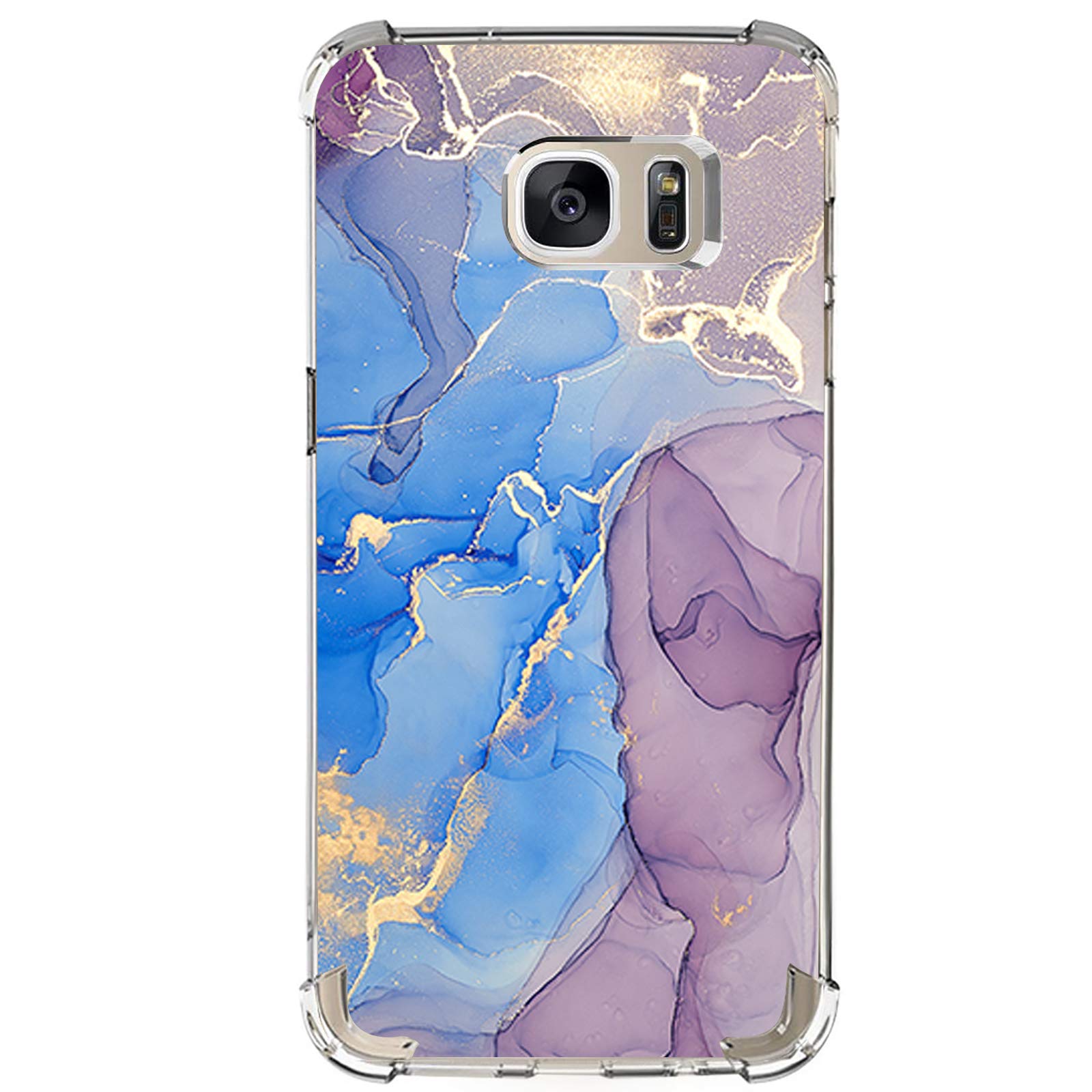 Samsung Galaxy S6 Case,Flower Clear Soft TPU Ultra Thin case Galaxy S6