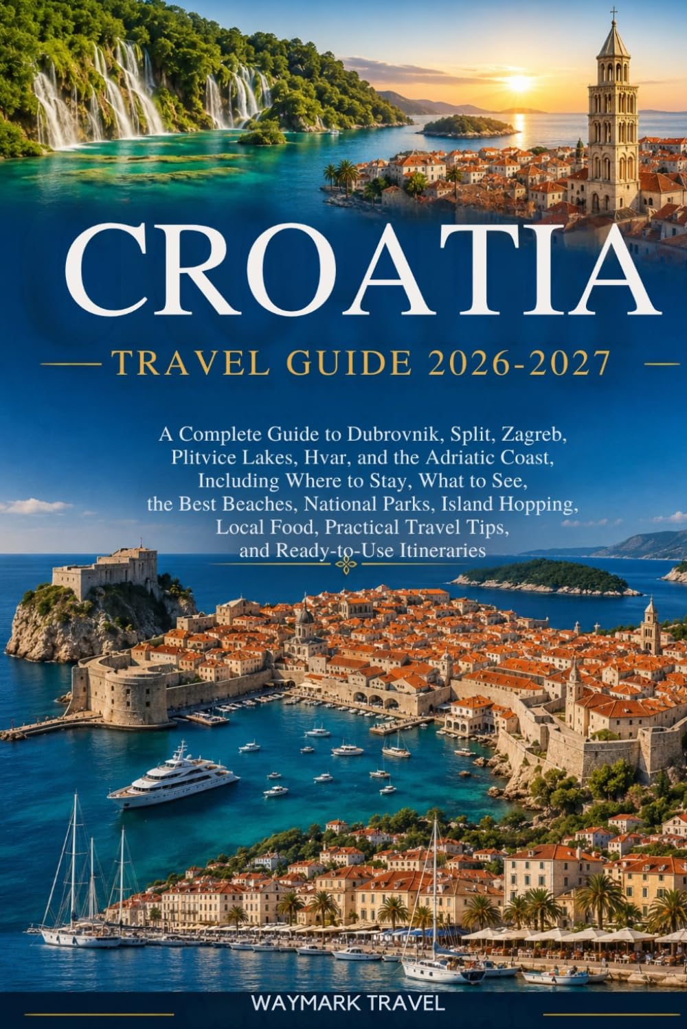 CROATIA TRAVEL GUIDE 2026-2027: A Complete Guide to Dubrovnik,Split,Zagreb,Plitvice Lakes,Hvar,and the Adriatic Coast,Including Where to Stay,What to ... Food,Practical Travel Tips,and Ready-to-Use