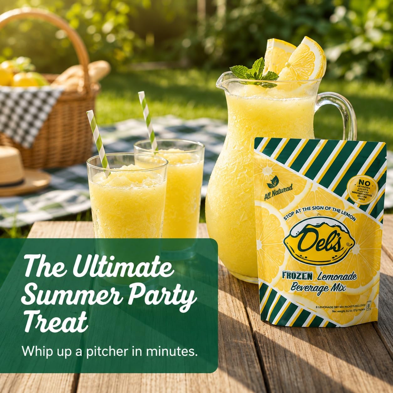 Amazon.com : Del's Lemonade All Natural Frozen Lemonade 8 Packet