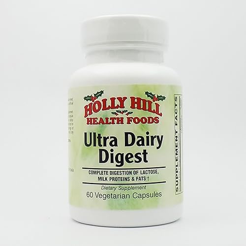 Holly Hill Health Foods, Ultra Dairy Digest, 60 Cápsulas Vegetarianas