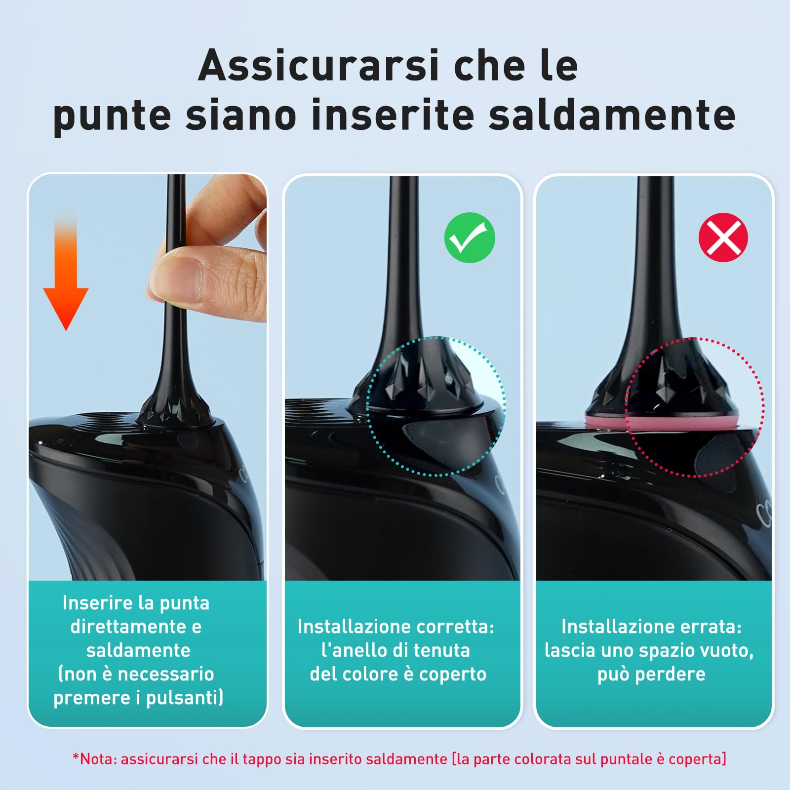 COSLUS C30 Idropulsore Dentale Portatile: 300ml Irrigatore Orale Senza Fili, 4 Modalità Idropulsore Dentale, Vincitore del Test 30 Giorni, Facile da Usare, IPX7 Impermeabile, Nero