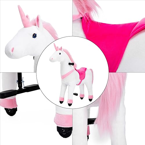 Miniatura 12 de Juguetes para montar a caballo, juguetes para niños de 4 a 9 años de edad, juguetes de animales de peluche de primera calidad, caballos que caminan