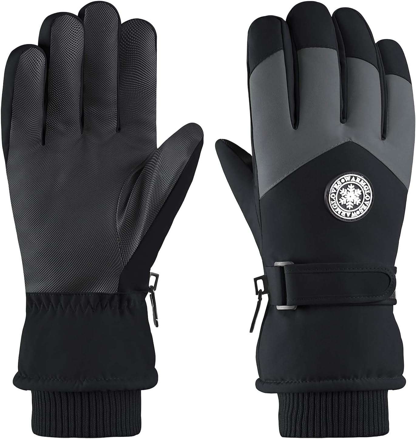 Winter Snow Ski Gloves for Women Men Waterproof for Extreme Cold Weather, Insulated Windproof Gloves for Outdoor Use - Image 8