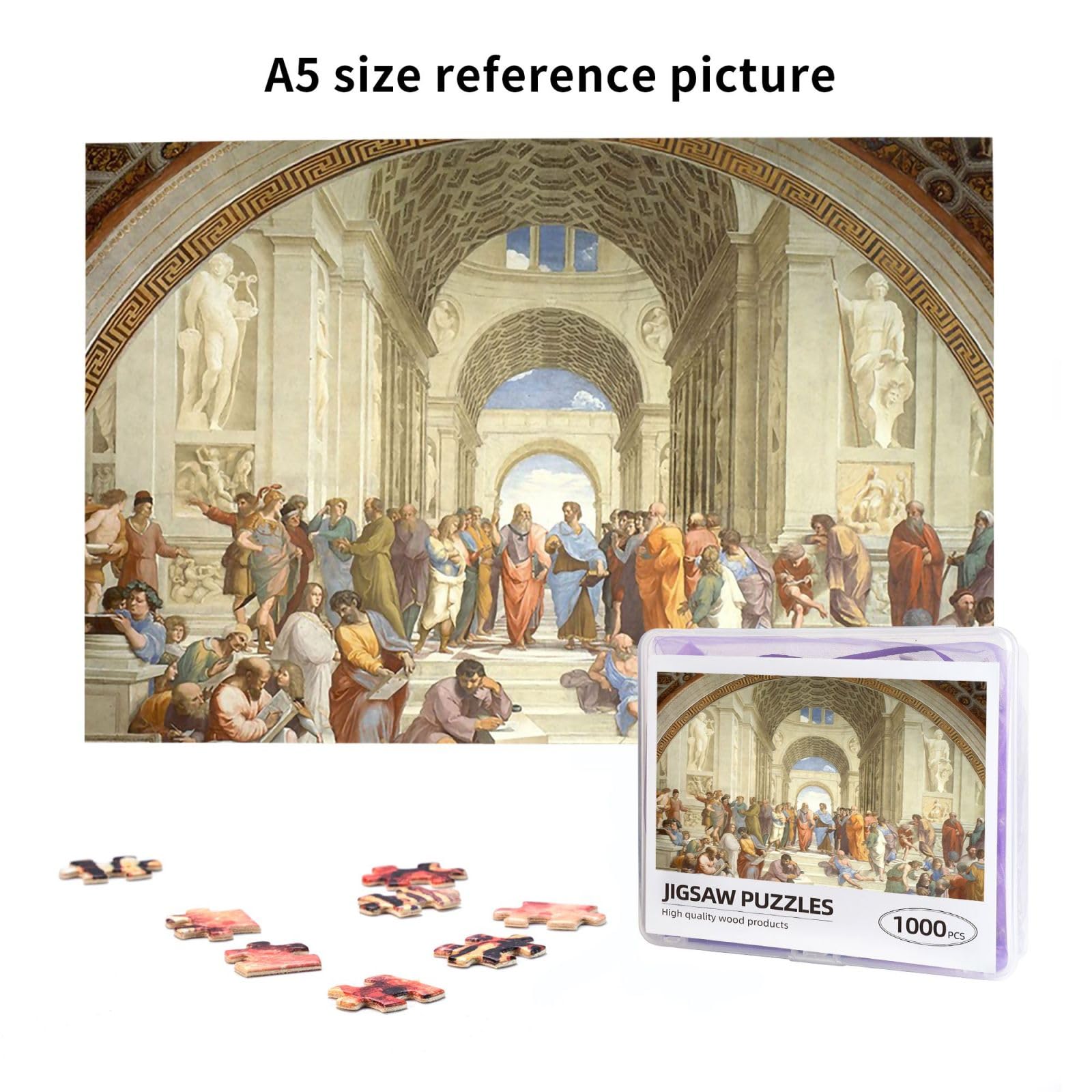 Amazon.co.jp: ジグソーパズル 1000ピース 絵画風 壁紙 アテナイ