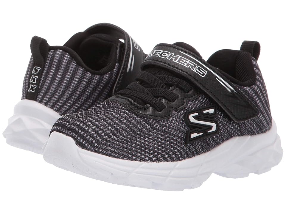 

SKECHERS KIDS Eclipsor (Toddler/Little Kid) (Black/White) Boy's Shoes