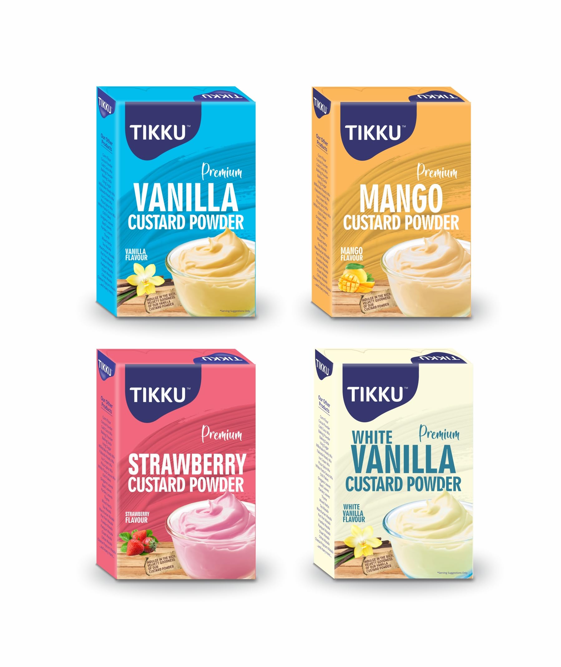 See full amazon price history chart for TIKKU Combo of Custard Powder 100g x 4 Flavors (Vanilla, Strawberry, Mango, White Vanilla) TIKKU Combo of Custard Powder 100g x 4 Flavors (Vanilla, Strawberry, Mango, White Vanilla) (B094FWMRK5) Amazon Price History, Amazon Price Tracker